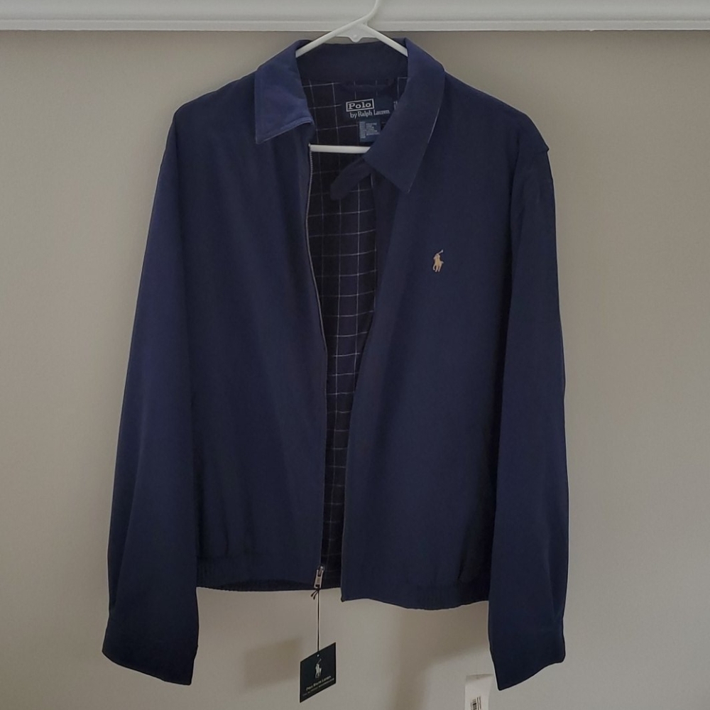 [NWT] Polo by Ralph Lauren Navy Blue Windbreaker